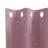 vidaXL Tende oscuranti 2 pcs Rosa scuro 140 x 225 cm Velluto