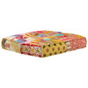 vidaXL Pouf 100x100x20 cm in Tessuto Patchwork