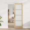 vidaXL Porta scorrevole ORKDAL Naturale 73,5 x 211 cm