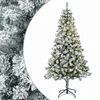 vidaXL Albero di Natale Artificiale con Rami Pieghevoli 120 cm 150 LED