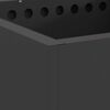 vidaXL Focolare Senza Fumi Nero 48 x 48 x 50 cm Acciaio