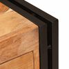 vidaXL Credenza Marrone 66 x 33 x 70 cm Legno di Acacia Massello