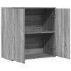 vidaXL Credenza Grigio Sonoma 79x38x80 cm in Legno Multistrato