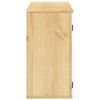 vidaXL Armadietto con lo scaffale Miele 60 x 32 x 40 cm Pino massello