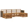 vidaXL Set di divani da esterno 5 pz