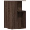 vidaXL Tavolino Rovere Marrone 35x35x60 cm in Legno Multistrato