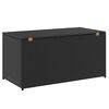 vidaXL Baule da Giardino in Polyrattan 100x50x50 cm Nero