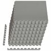vidaXL Tappeti 24 pz Grigio 8,64 m&sup2; Schiuma EVA