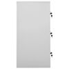 vidaXL Armadietti Chiavi 5pz Grigio Chiaro Verde 90x45x92,5cm Acciaio