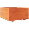 vidaXL Fioriera Giardino Marrone Cera 90x90x49,5cm Legno Massello Pino