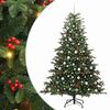 vidaXL Albero di Natale artificiale con 300 LED Verde 210 cm