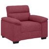vidaXL Poltrona Rosso Vino 100x81x84 cm in Tessuto