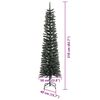 vidaXL Albero di Natale artificiale con 300 LED Verde 210 cm