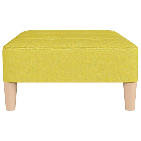 vidaXL Poggiapiedi Verde 78x56x32 cm in Tessuto