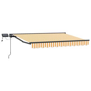 vidaXL Cornice per Tenda Manuale con LED 3,5 x 2 m