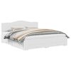 vidaXL Struttura del letto Bianco 180 x 200 cm Legno multistrato