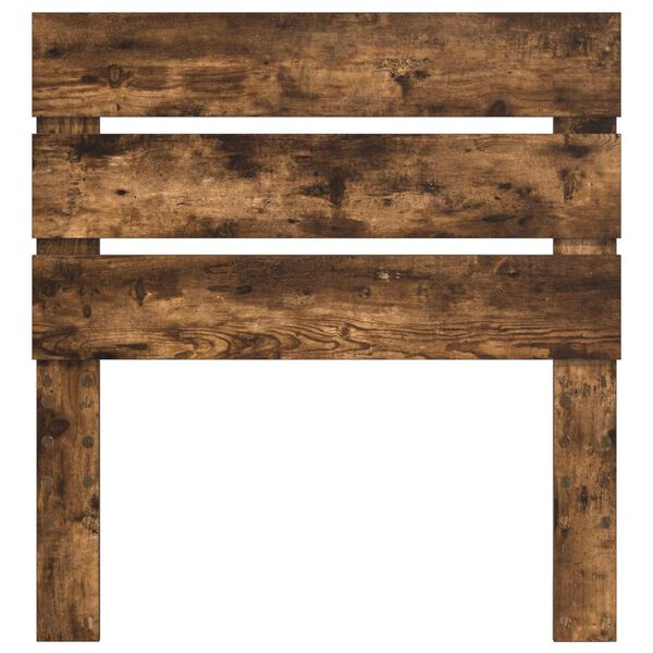 vidaXL Testiera Rovere fum&eacute; 90 cm Legno multistrato