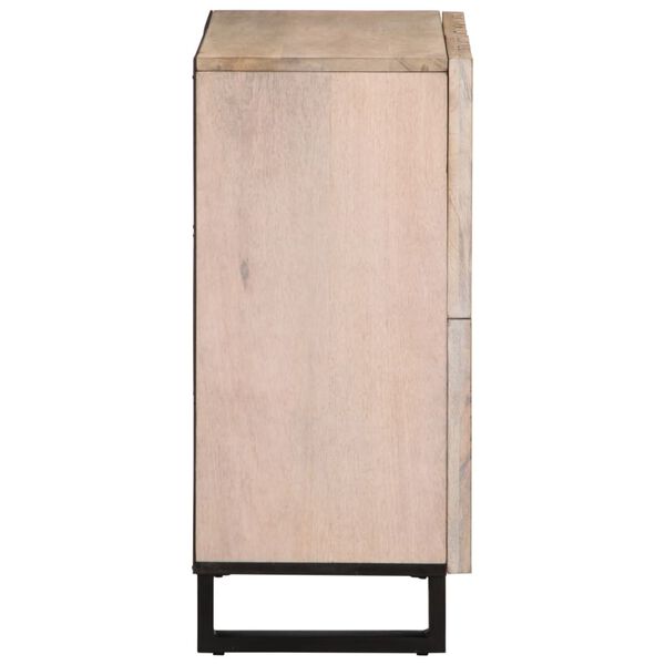 vidaXL Credenza 60x34x75 cm in Legno Massello di Mango