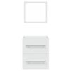 vidaXL Mobile da Bagno con Specchio Bianco 41x38,5x48 cm