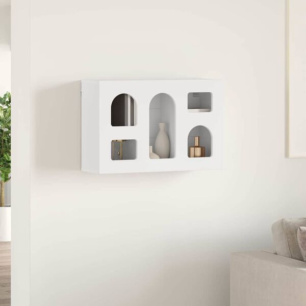 vidaXL Armadio pensile Bianco 60 x 20 x 40 cm Legno multistrato