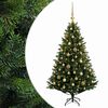 vidaXL Albero di Natale Artificiale con Palline 120 cm 150 LED