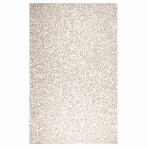 vidaXL Tappeto ZIZUR Crema 200x290 cm Aspetto Iuta Interni ed Esterni