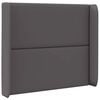 vidaXL Orecchia della Testata Grigio 80 x 16 x 4 cm PVC