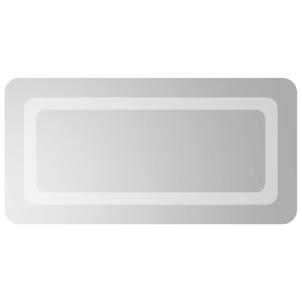 vidaXL Specchio da Bagno con Luci LED 30x60 cm