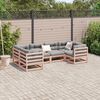 vidaXL Set Divani da Giardino 6 pz in Legno Massello Abete Douglas