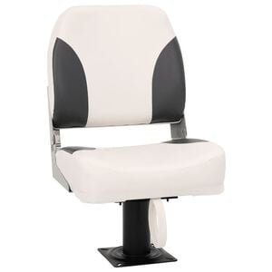 vidaXL Sedile pieghevole per barca 1 set Schienale Basso con Cinghia