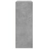 vidaXL Credenze 2 pz Grigio Cemento 60x31x84 cm in Legno Multistrato