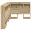 vidaXL Testata contenitore Rovere Sonoma 90 cm Legno multistrato