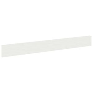 vidaXL Bordura per Prato 10 pz 100 x 12 cm Acciaio Bianco