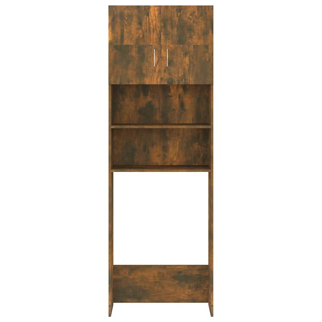 Scaffale Rovere Fumo 69,5x32,5x90 cm in Legno Multistrato 828385