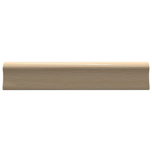 vidaXL Maniglia Dritta 12 pcs Colore Legno Naturale 130 x 25 x 30 mm