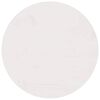 vidaXL Piano Tavolo Bianco Ø50x2,5 cm in Legno Massello di Pino
