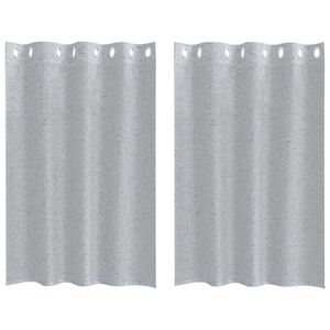 vidaXL Tenda in Velo 2 pz Grigio scuro 140 x 140 cm Poliestere