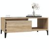 vidaXL Tavolino Salotto Rovere Sonoma 90x50x36,5 cm Legno Multistrato