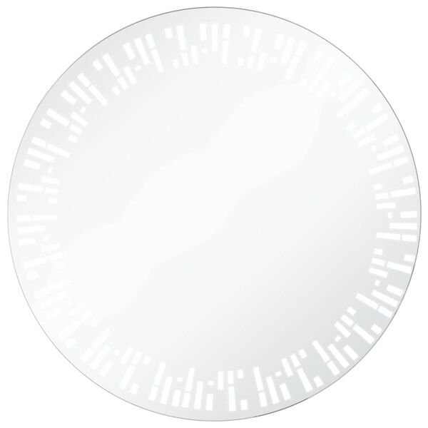 vidaXL Specchio a LED per Bagno 70 cm