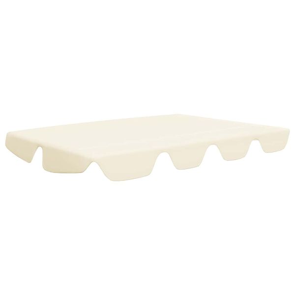 vidaXL Baldacchino per Dondolo Giardino Crema 150/130x105/70 cm