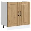 vidaXL Mobile Base Lavello Lucca Rovere Artigianale Legno Multistrato