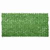 vidaXL Paravento da Balcone con Foglie Verdi 300x150 cm