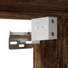vidaXL Armadietto Bagno Rovere Fumo 80x25x30 cm in Legno Multistrato