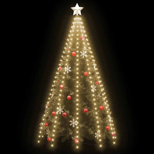 vidaXL Rete di Luci per Albero di Natale con 300 LED 300 cm