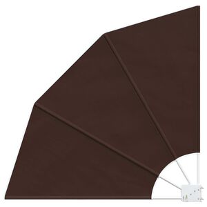 vidaXL Schermo di Privacy per Balcone 210 x 210 cm Poliestere Marrone