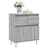 vidaXL Credenza Grigio Sonoma 60x35x70 cm in Legno Multistrato