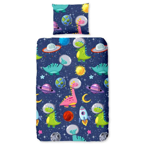 Good Morning Copripiumino Bambini DINOSPACE 140x200/220 cm Multicolore