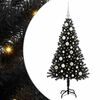 vidaXL Albero di Natale Nero 120 cm PVC