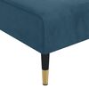 vidaXL Chaise Longue in Velluto Blu