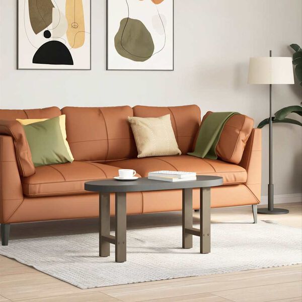 vidaXL Gambe per Tavolino da Caffè in Acciaio Naturale 2 pz 28x(42-43) cm Acciaio